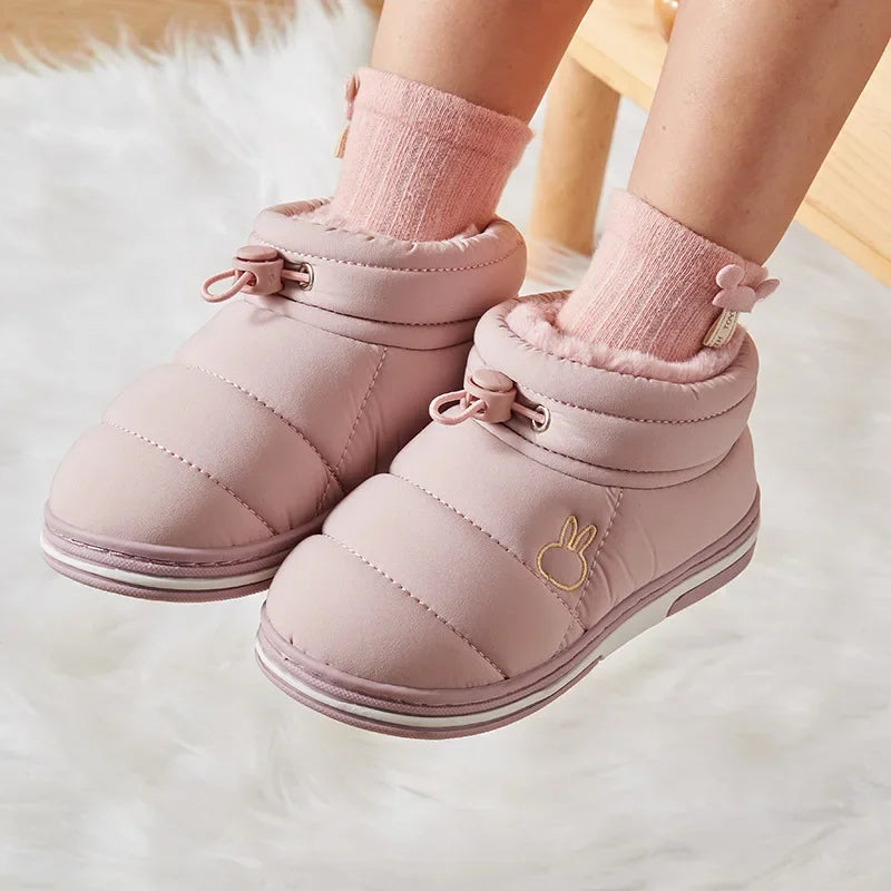 Children's Winter Cartoon Snow Boots | Warm, Waterproof & Non-Slip