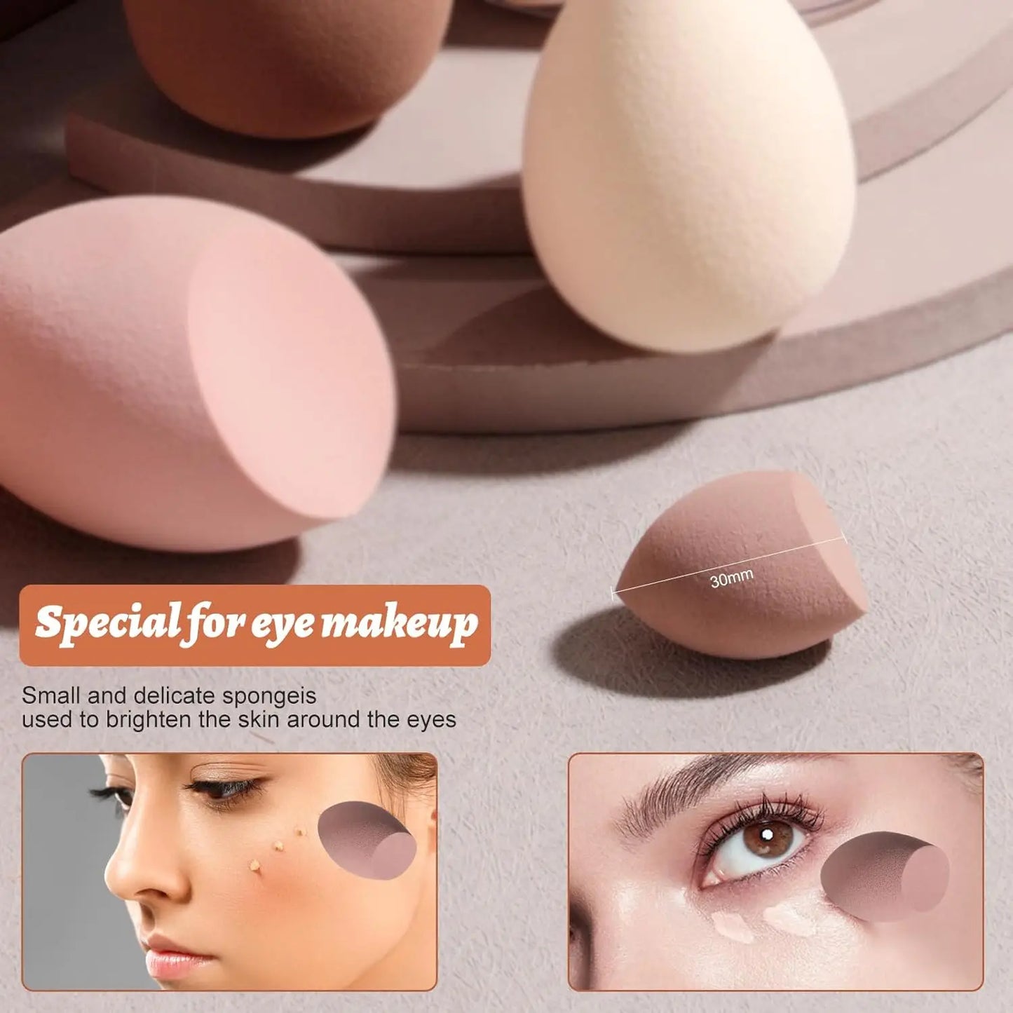 13-29 Piece Makeup Brush Set | Essential Professional Makeup Kit