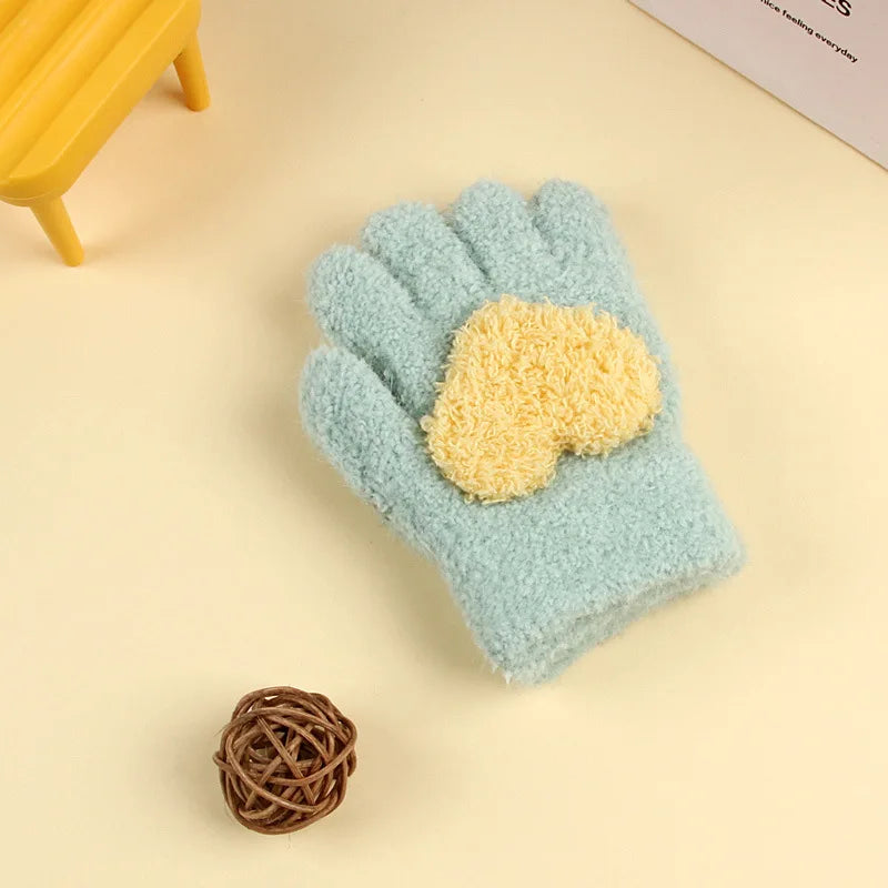 Kids Winter Fleece Gloves | Cozy Plush Mittens for Cold Weather