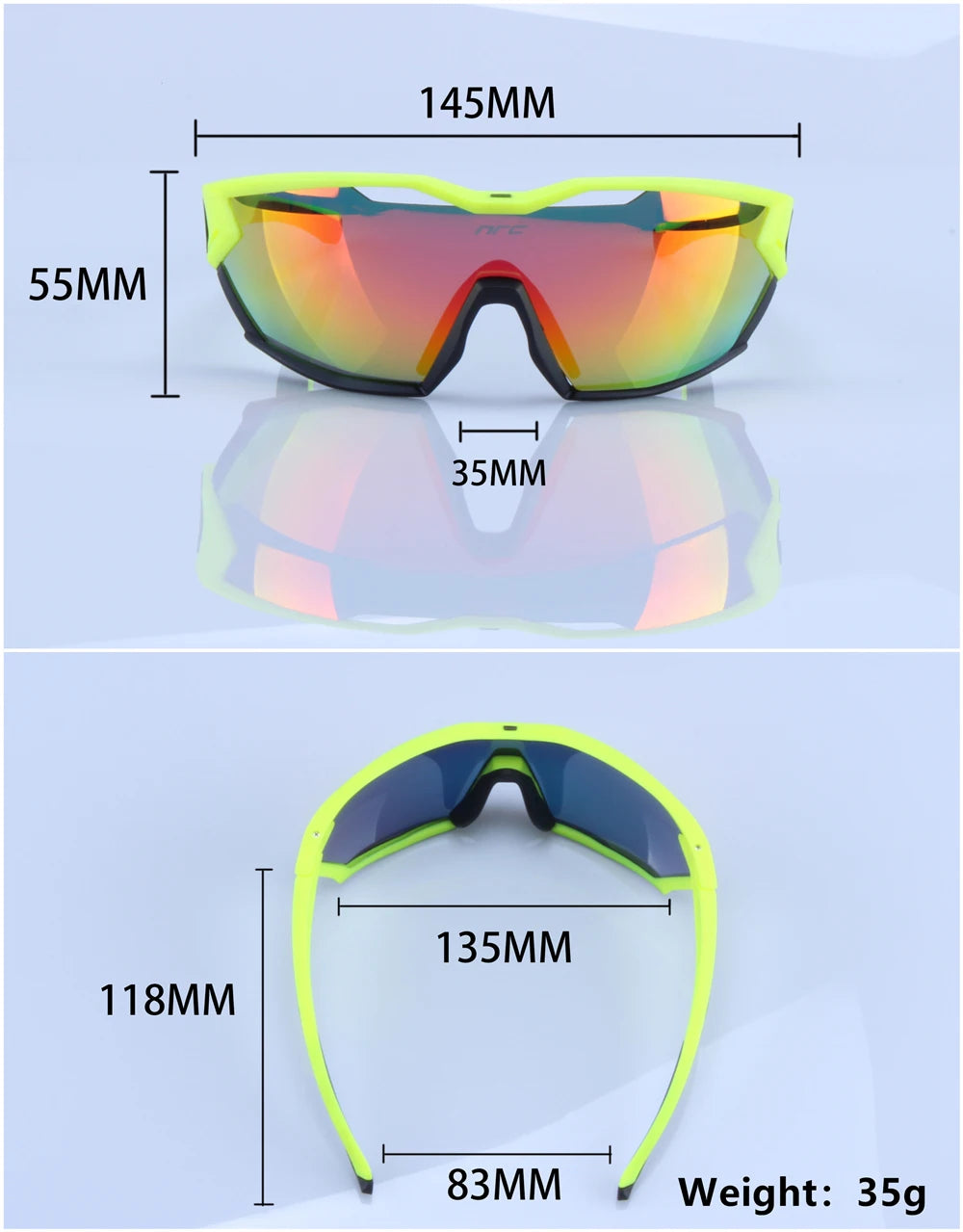 Unisex 3 Lens Cycling Glasses | Versatile Sport Sunglasses