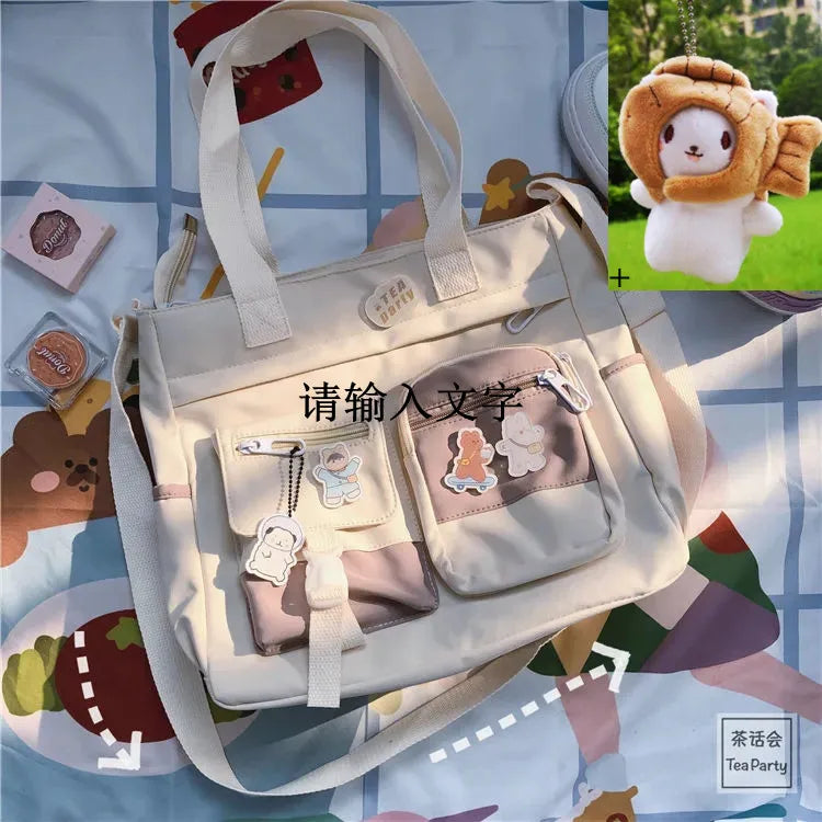 Versatile Nylon Waterproof Women's Shoulder Bag | Stylish Crossbody Satchel