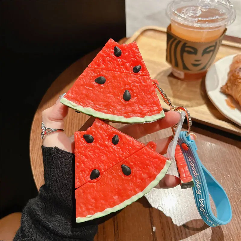 Cute 3D Watermelon Earpods Case | Stylish Earphone Protection