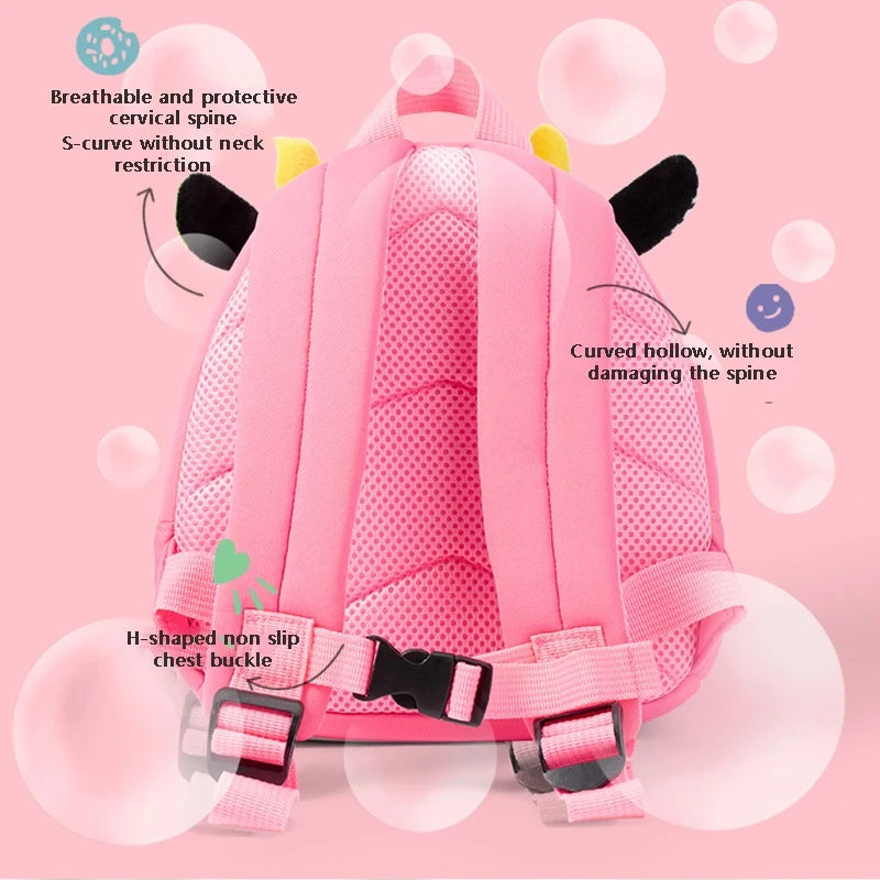 Stylish 3D Animal Kids Backpack | Perfect for School & Play