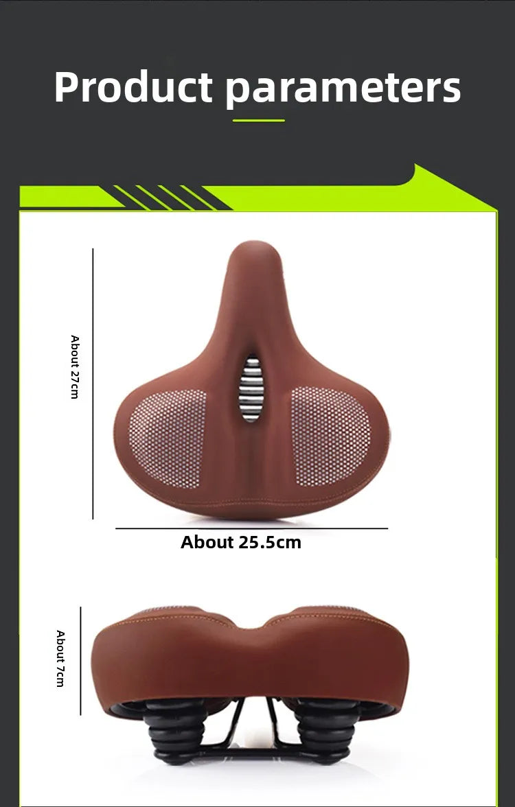 Oversized Soft Padded Bicycle Seat Cushion for Men & Women