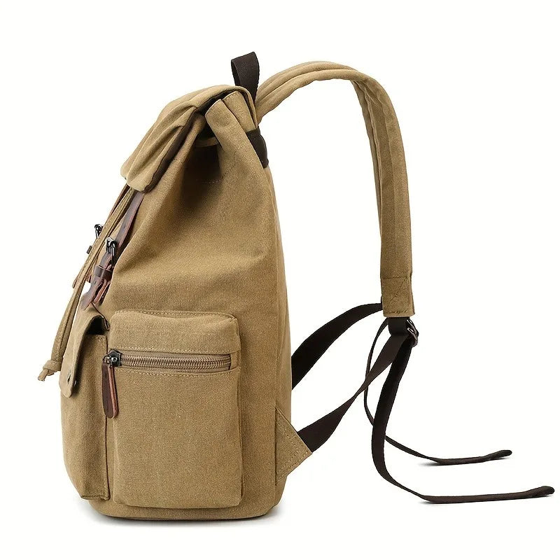 Stylish Large Capacity Canvas Backpack | Unisex Travel Bag