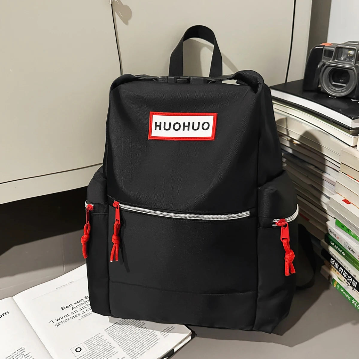 Couple's Backpack, Large Capacity, Lightweight Outdoor Travel Backpack, Fashionable School Bag for Female College Students, High School Students, Junior High School Students, for Class and Sports