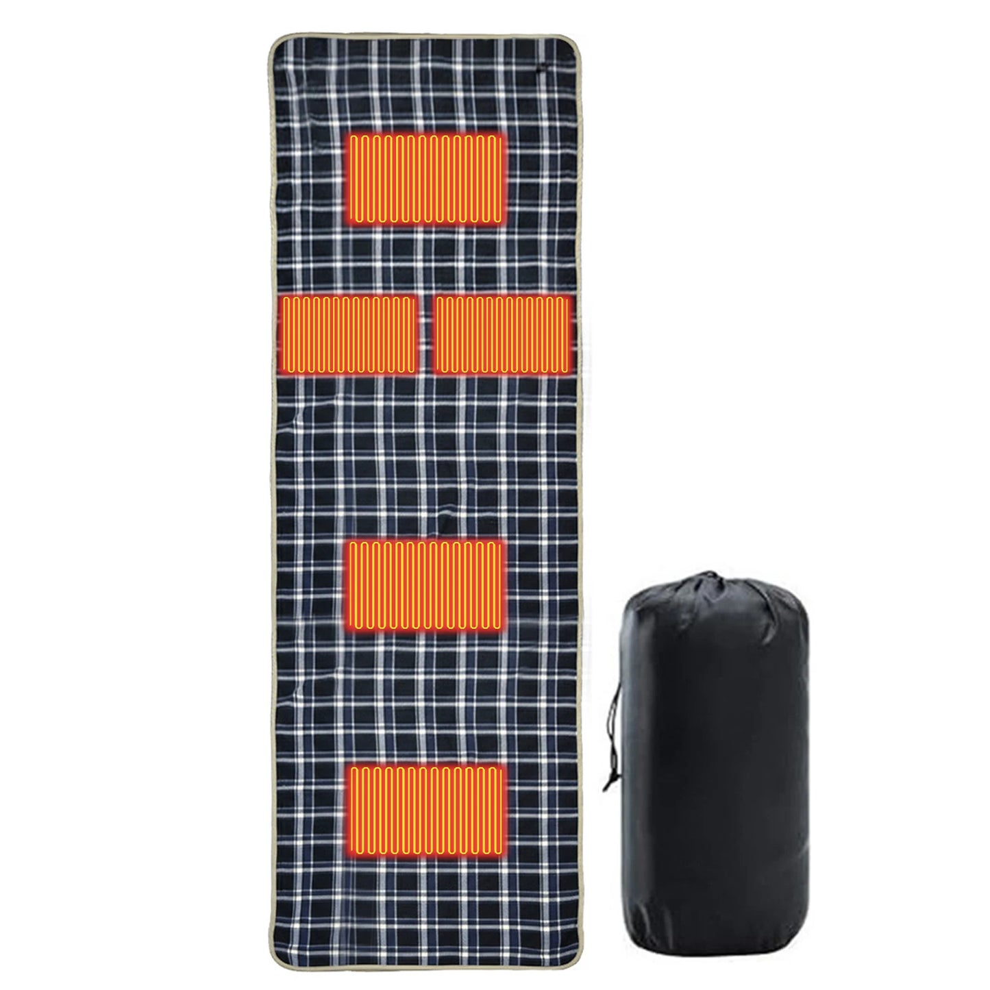 5 Zone USB Heated Sleeping Mat | Warmth for Outdoor Adventures