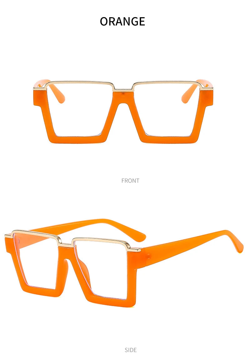 Chic Oversized Blue Light Blocking Glasses | Fashionable Protection