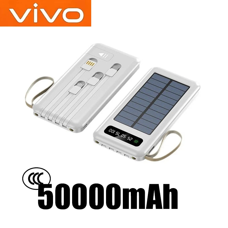 200000mAh Solar Power Bank | Fast Charging Portable Battery
