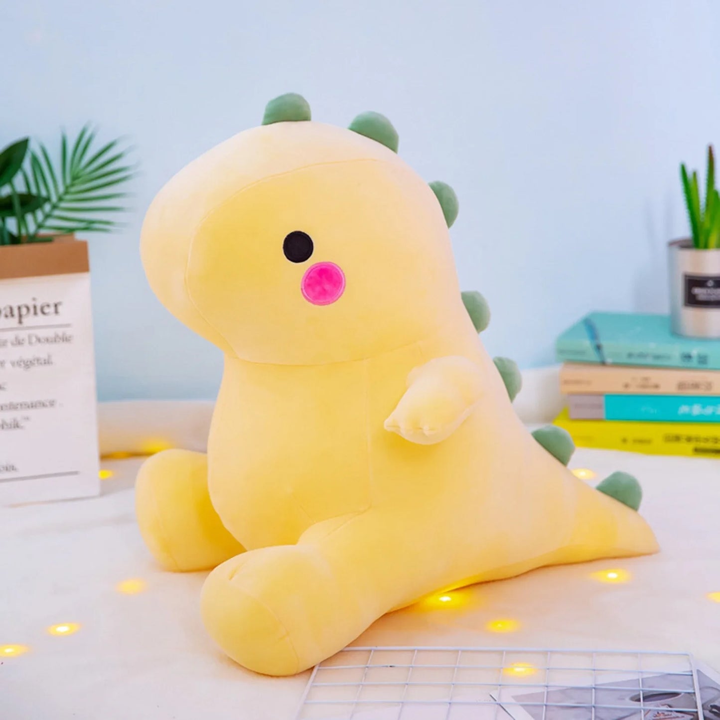 Adorable Soft Blue Dinosaur Plush Toy | Perfect Kids Gift