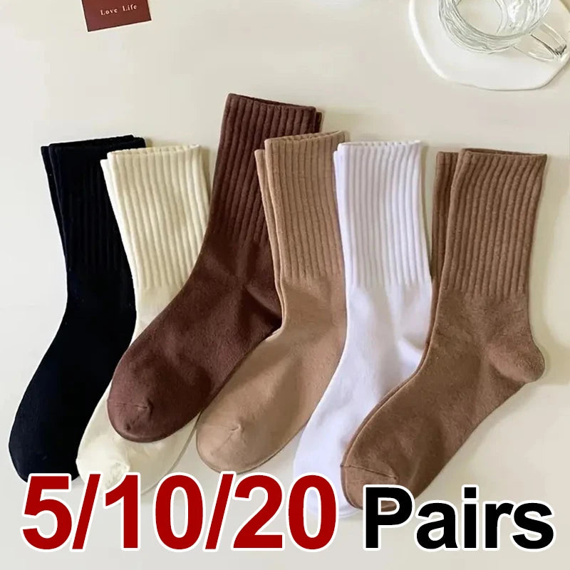Casual Mid Tube Socks | Breathable & Comfortable Everyday Wear