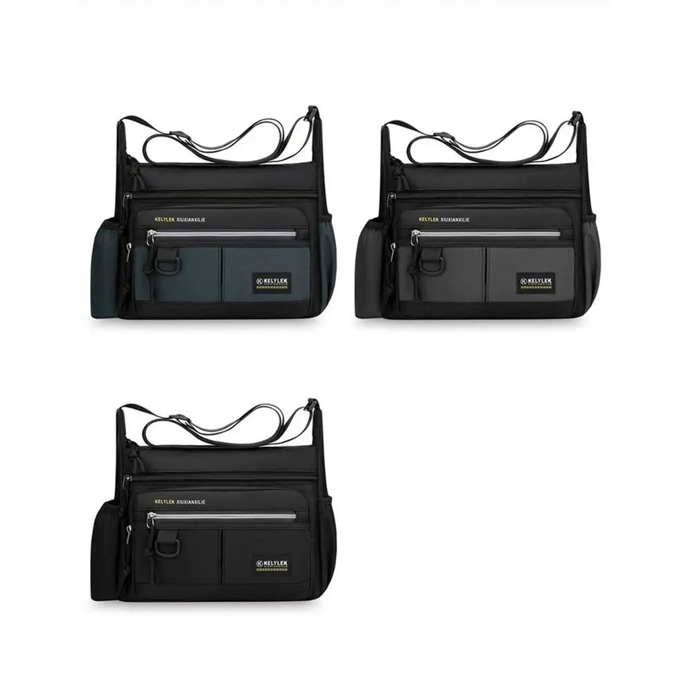 Large Capacity Men's Shoulder Bag | Versatile Multi-Purpose Messenger