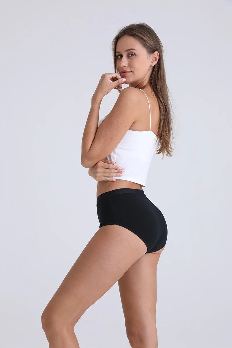 Plus Size High Waist Cotton Briefs for Women | Breathable Comfort