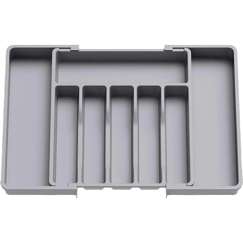 Expandable Cutlery Drawer Organizer | Adjustable Kitchen Utensil Tray