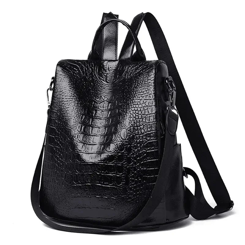 Stylish Anti-Theft Women's PU Leather Backpack | Perfect for Travel
