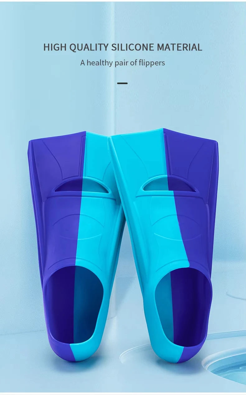 Silicone Swim Fins for Kids & Adults | Perfect for Pool Training