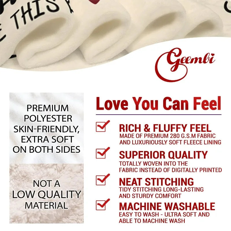 Super Soft Flannel Throw Blanket | Unique Gifts for Mom