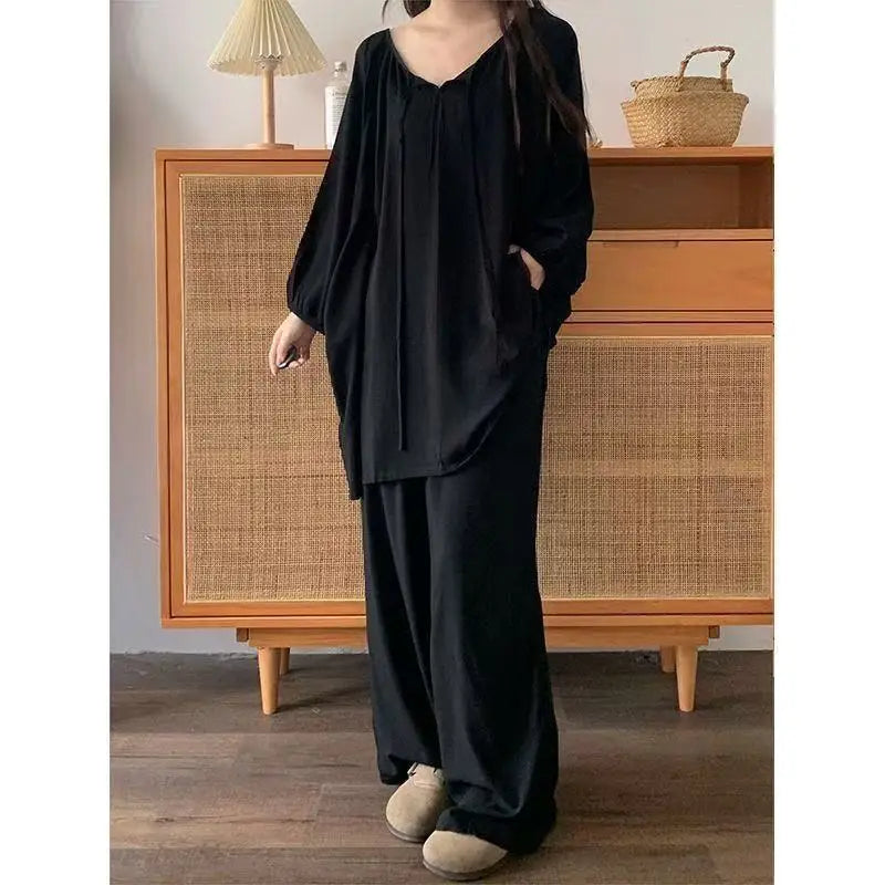 Women's Loose Pajamas Set | Cozy Oversized Sleepwear for Home