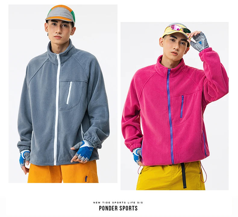 Lightweight Waterproof Fleece Jacket for Outdoor Adventures