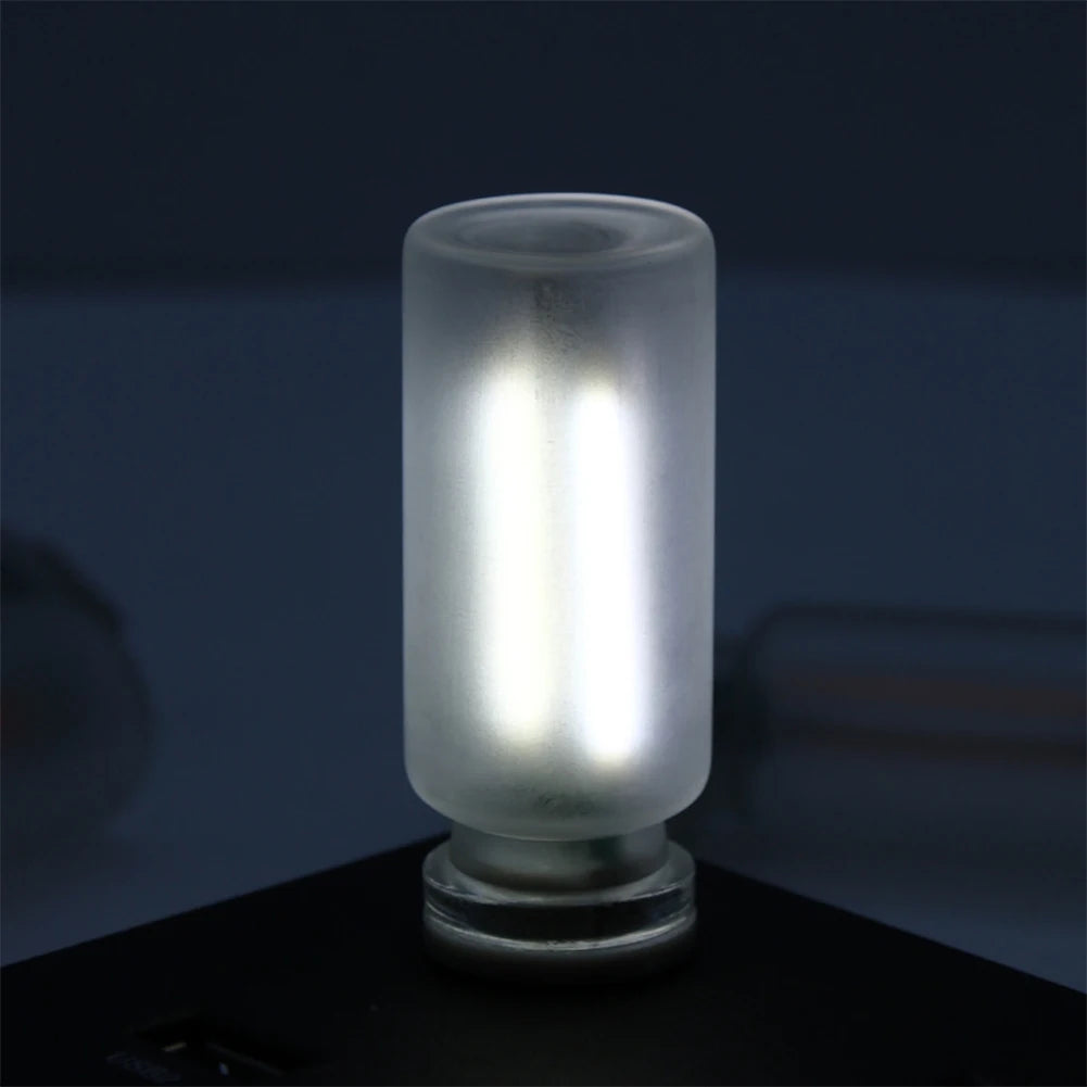 Bombilla LED USB Retro Táctil Regulable | Luz Ambiental de Filamento Acogedora