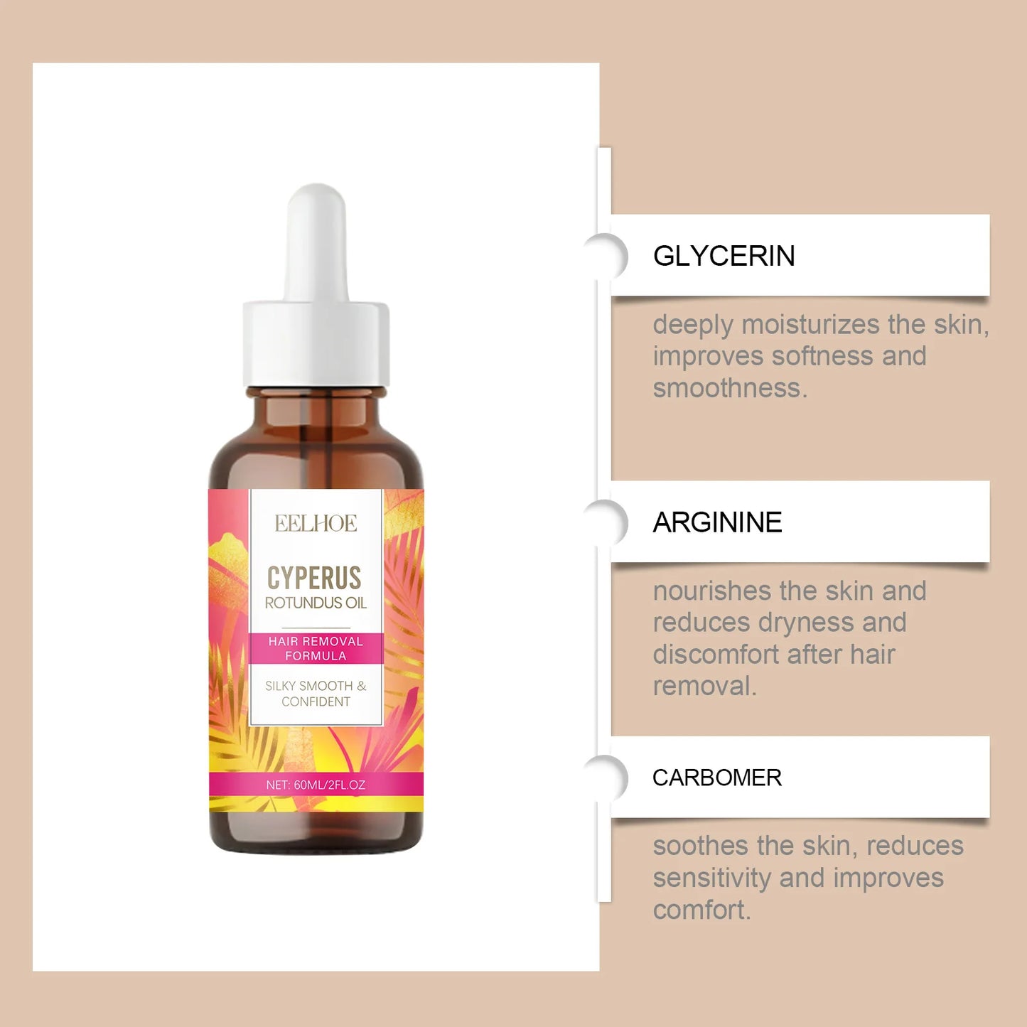 Post Hair Removal Soothing Oil | Hair Growth Inhibitor Oil