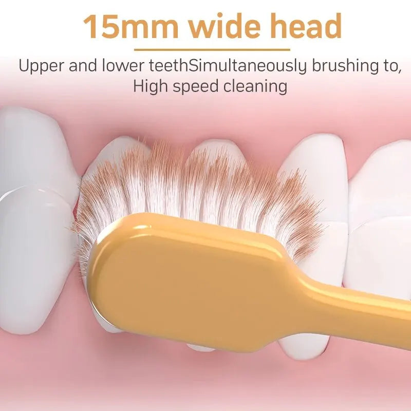 6PCS Soft Bristled Toothbrush Set | Gentle Gum Care & Whitening