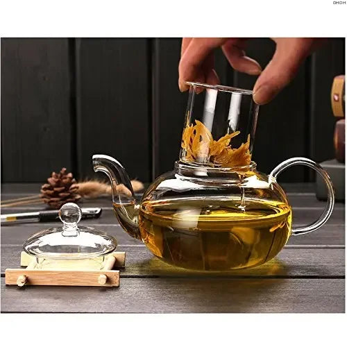1000ML Heat Resistant Glass Tea Pot with Infuser | Elegant Tea Brewing
