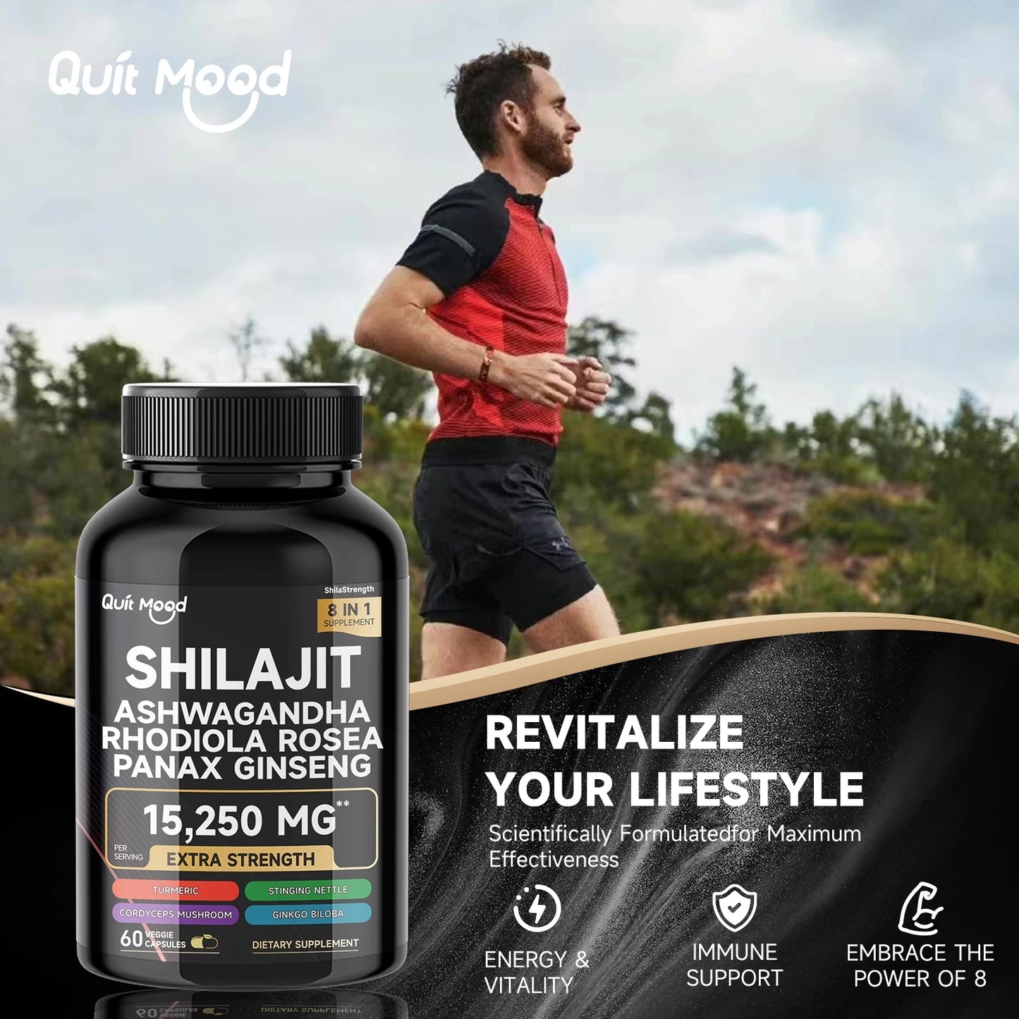 Natural Herbal Supplement Bundle | Energy, Focus & Wellness Support