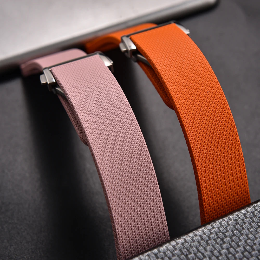 Unisex 20mm Premium Rubber Watch Bands | Quick Release Strap