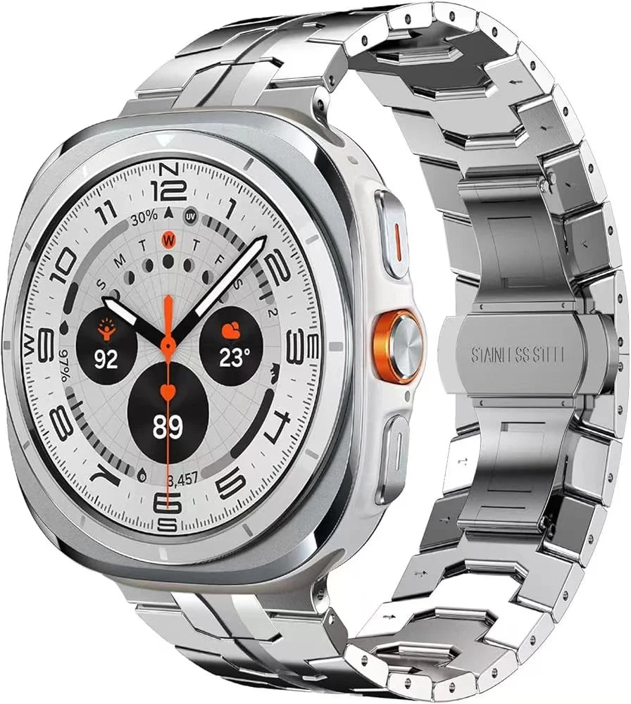 Luxury Titanium Band for Galaxy Watch Ultra 47mm | Metal Bracelet