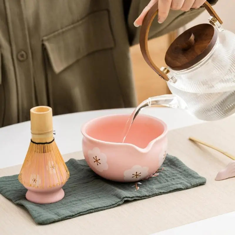 Cuenco de cerámica artístico para matcha | Eleva tus rituales de té