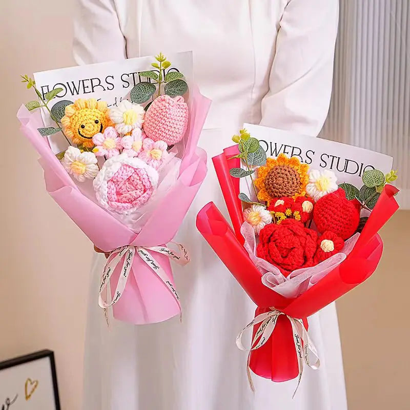 Handmade Crochet Tulip Bouquet | Elegant Gift for Any Occasion