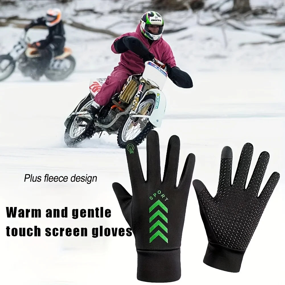 Winter Warm Touch Screen Gloves | Windproof & Versatile Outdoor Gear