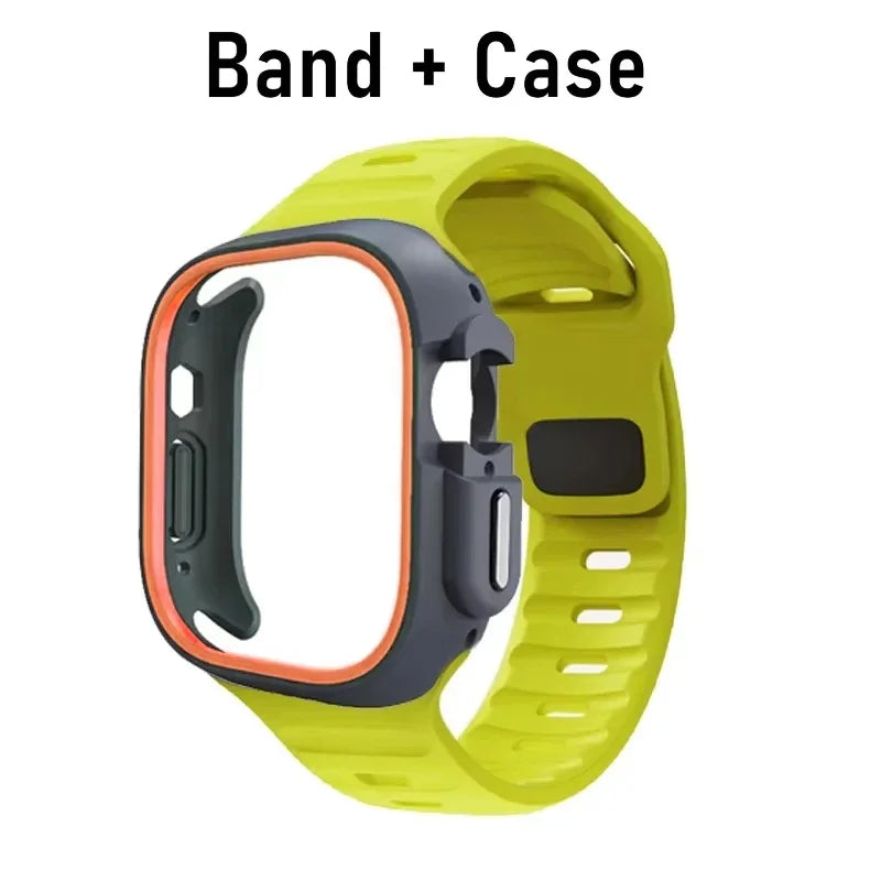 Versatile TPU Case & Silicone Strap for Smartwatches