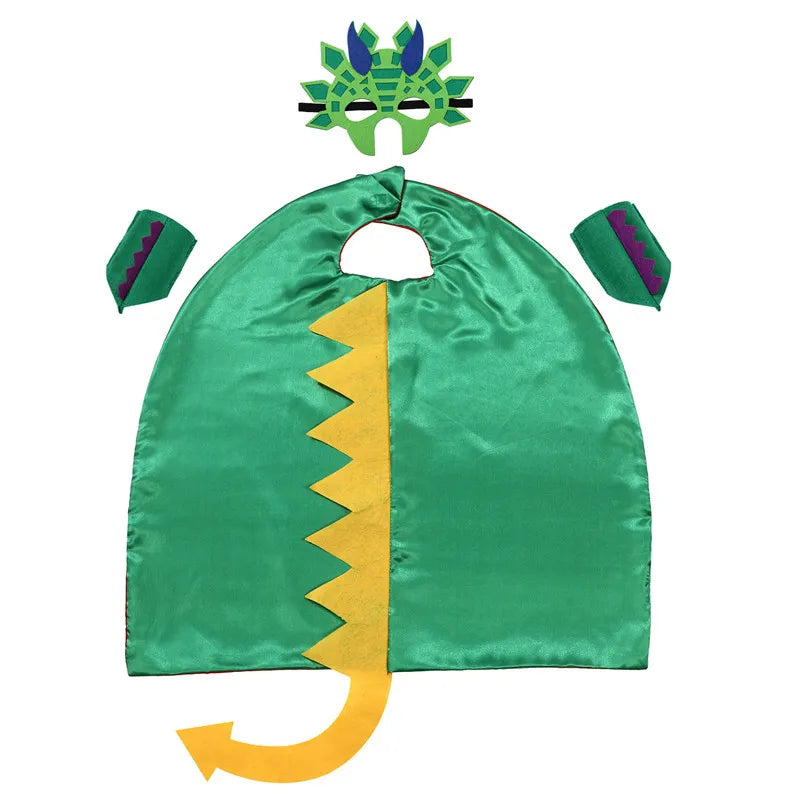 Kids Dinosaur Cape Costume Set | Fun Dress Up for Parties