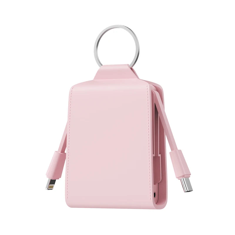 2000mAh Mini Keychain Power Bank | Portable Charger for All Devices