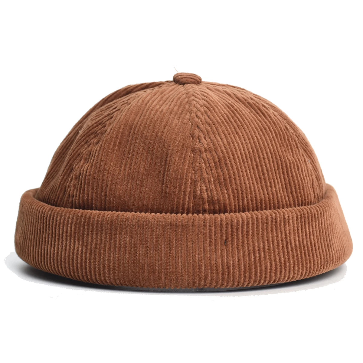 Adjustable Retro Corduroy Docker Beanie | Unisex Streetwear Hat
