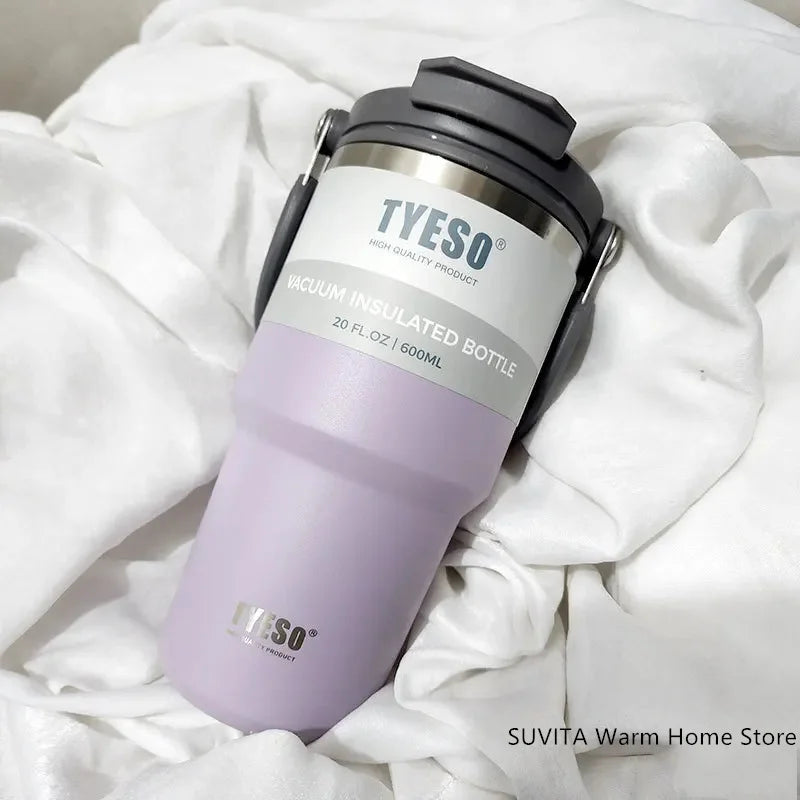 Large Capacity Stainless Steel Coffee Tumbler | Thermal Insulated Mug