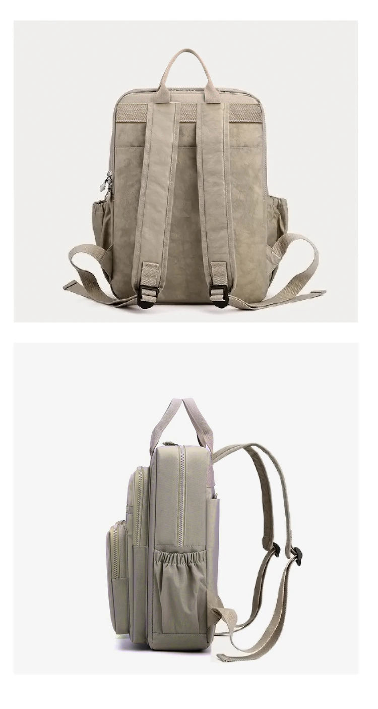 Stylish Multi-Pocket Waterproof Backpack for Women | Travel & School