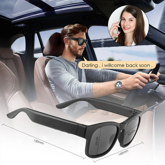 Smart Bluetooth 5.0 Sunglasses - Stylish Wireless Headset