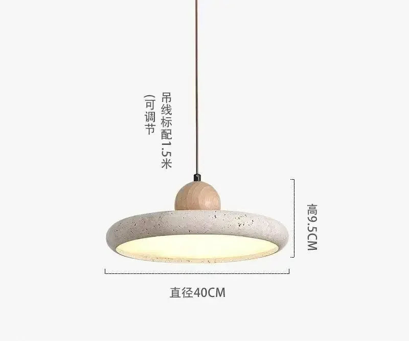 Modern Natural Stone LED Pendant Light | Nordic Chandelier Design
