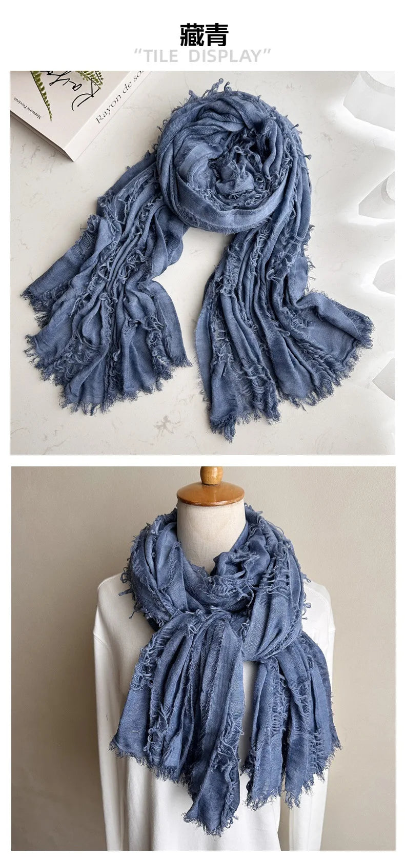 Unisex Steampunk Hip Hop Cotton Linen Scarf | Versatile Fashion Shawl