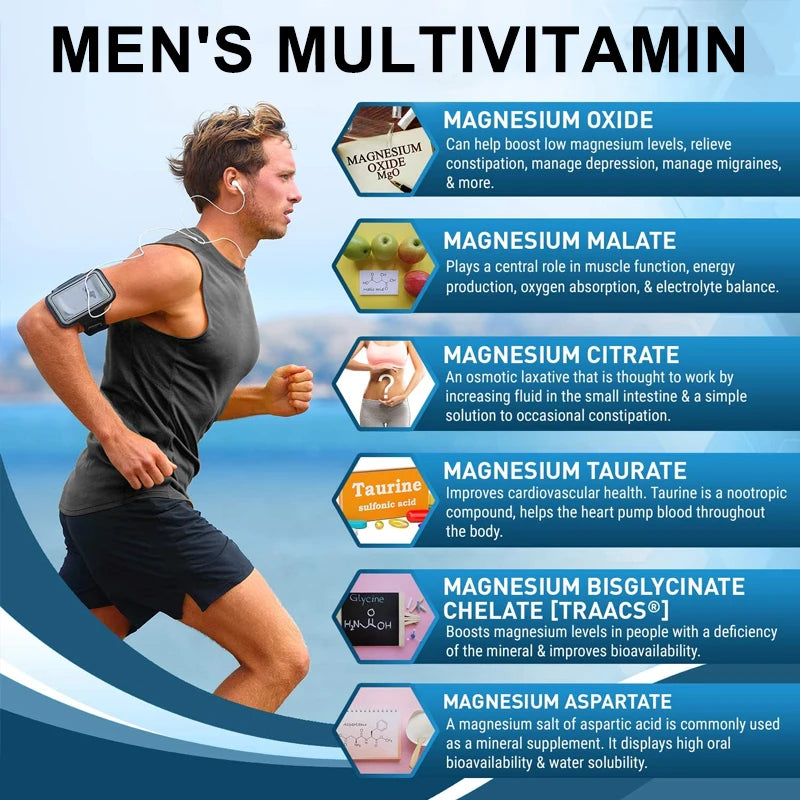 Men’s Complete Multivitamin & Multimineral Supplement | 120 Capsules