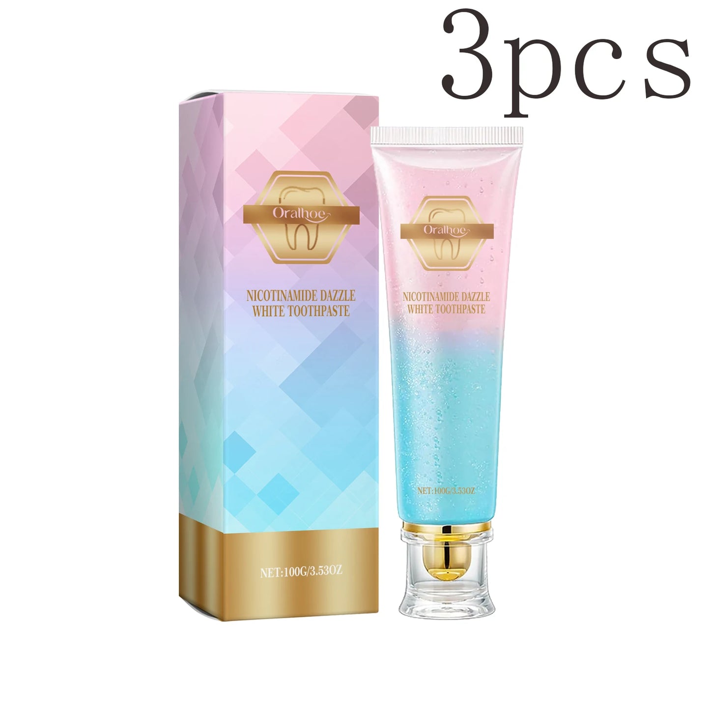 Whitening Toothpaste with Niacinamide | Fresh Breath & Plaque Removal