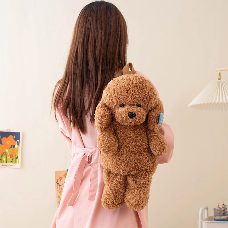 Adorable Plush Teddy Dog Backpacks for Kids | Fun & Functional