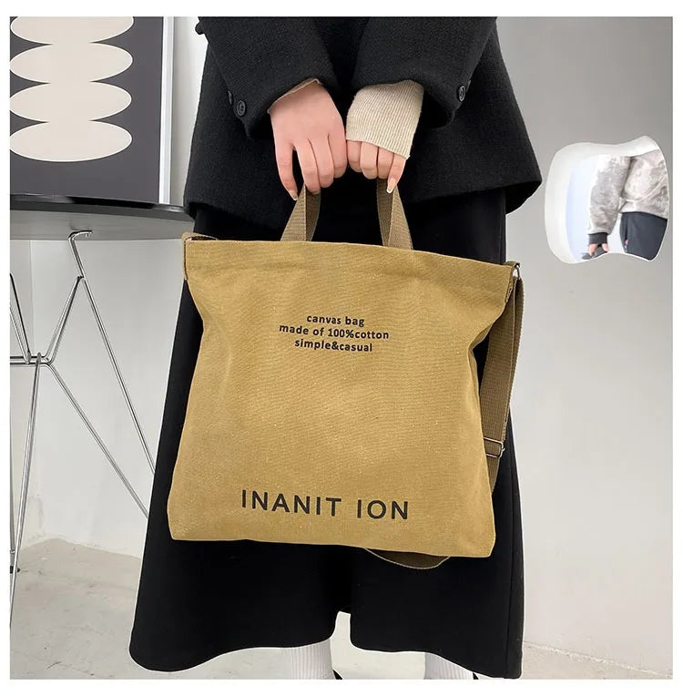Trendy Urban Canvas Messenger Bags for Men & Women | Large Capacity