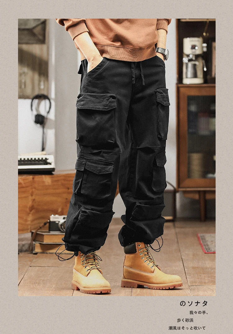 Versatile Men's Cargo Jogger Pants for Outdoor Adventures