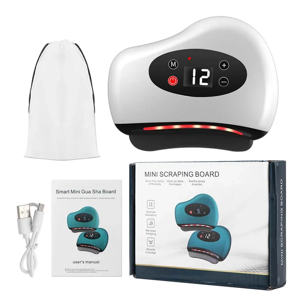 Electric Gua Sha Massager | Relaxing Facial & Body Therapy Tool