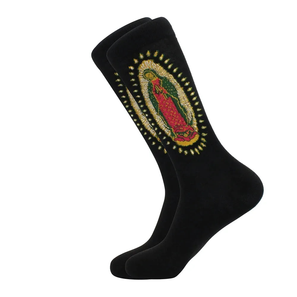 Funny Mid-Top Unisex Socks | Unique Hip Hop Shark Design