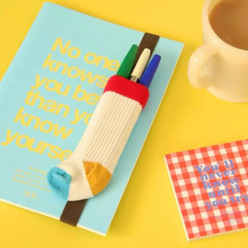 Kawaii Mini Sock Straps for Planners | Cute Stationery Storage